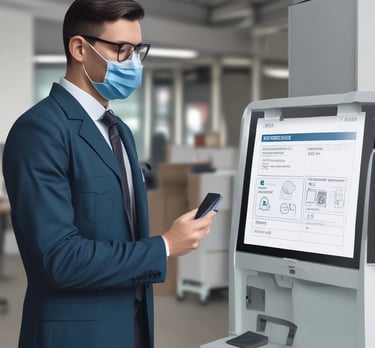 Five workers wearing white hard hats and reflective safety vests pull on a thick yellow and black rope. They are positioned on a concrete surface with a metal railing nearby. The workers appear focused and coordinated as they perform a task, likely related to maritime or industrial work.