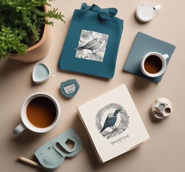 A display stand holds various art prints and posters in frames. Each print features colorful and diverse artwork, including cityscapes and famous magazine covers. A sign on top reads '$6 with frame 8x10'. The background shows leafy trees.