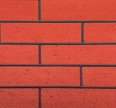 soft stone vibrant red brick