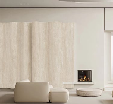 The Milan travertine soft stone for livingroom application