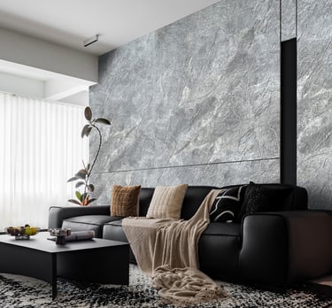Flexistone Slate Series panels seamlessly installed on a commercial building wall