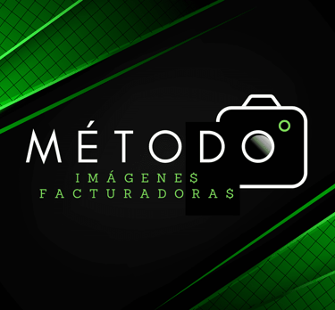 a camera with a green background and a black background
