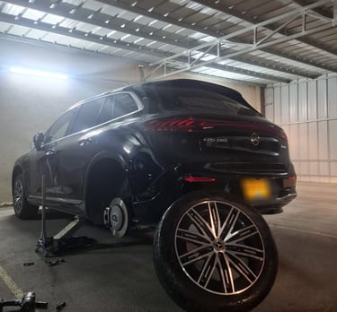 פנצ'ר בגלגל של רכב