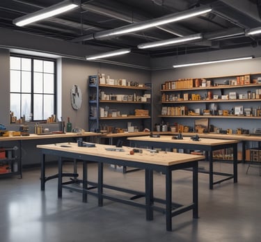 blue and white striped round textile