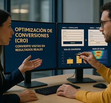 Optimización de conversiones (CRO)
