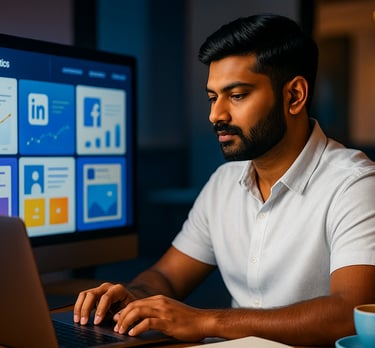 Gestión de redes sociales Arjun Patel