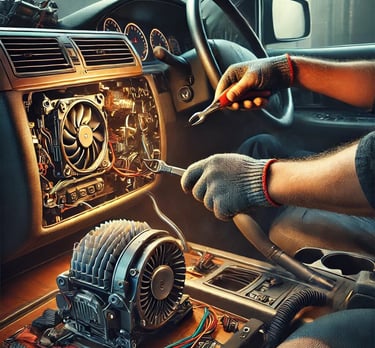 Car AC Blower Motor Replacement