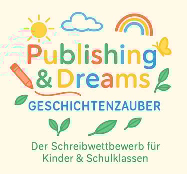 Banner für den Geschichtenzauber-Schulwettbewerb zur Leseförderung