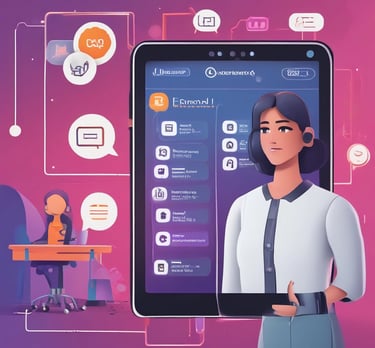 A smartphone displaying the 'Copilot' application screen, featuring a colorful logo and tagline 'Everyday AI companion'. The background consists of blurred images of digital applications such as Google Flights, Hotels, and Maps, suggesting various functionalities.