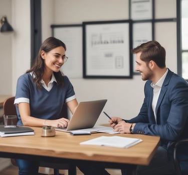 A digital interface showing AI-assisted investment analytics.