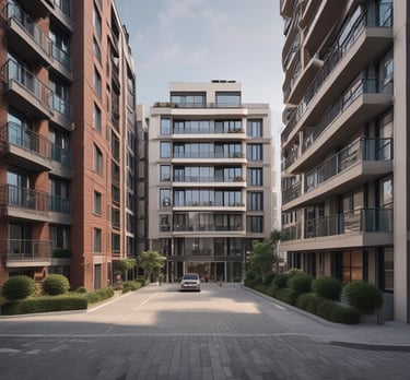 Cozy Airbnb-ready apartment with stylish interiors and city views.