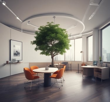 A network diagram symbolizing connections between financial markets and clients.