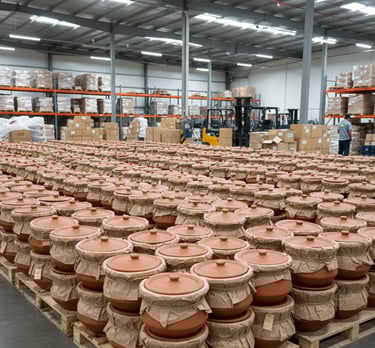 terracotta clay biryani cooking handi