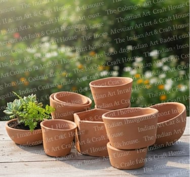 terracotta clay planting pot