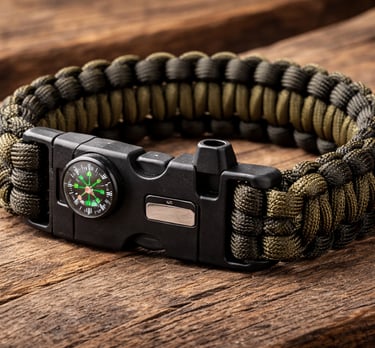 paracord-bracelet-with-compass-and-firestarter