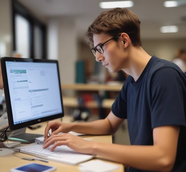 blue and white striped round textile