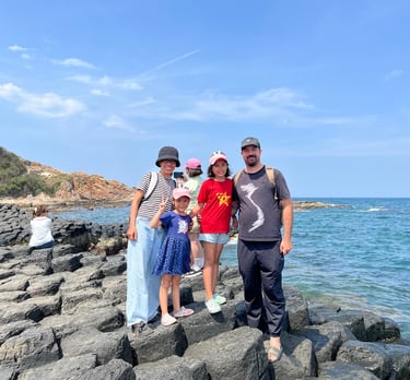 Vietnam en famille à Genh Da Dia entre Quy Nhon et Tuy Hoa