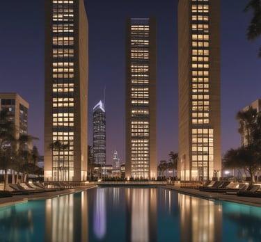 A sunlit 2 BHK apartment balcony overlooking lush green gardens at Sobha Rivana.