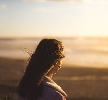 Eine Frau erhält eine neue Perspektive