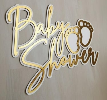 Letrero personalizado de acrílico