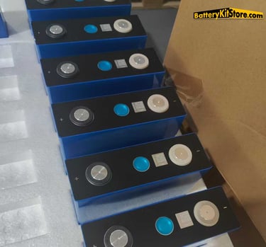 a group of batteries in a box