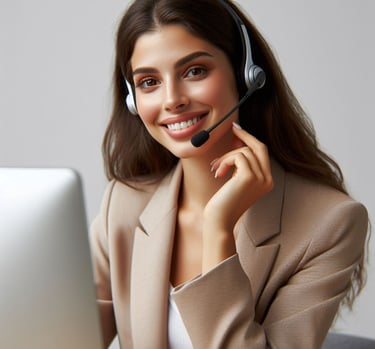 Ring. Bokadirekts receptionist hjælper dig med at bestille din tid hos Kiropraktoren eller til massa