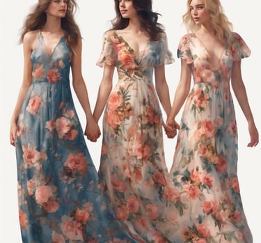 woman in white and pink dress