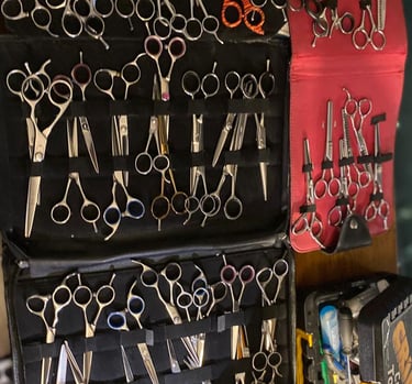 Tools being displayed after sharpening