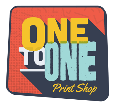 One to One Print Shop logo