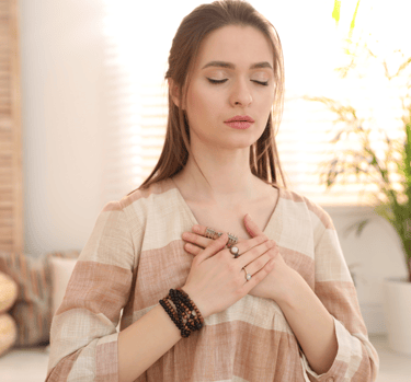 This picture shows the calm that a person can feel when they learn how to cope with anger.
