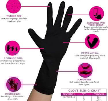 FRAMAR Powder free gloves - Rosie Dazzlers Mobile Auto Detailing