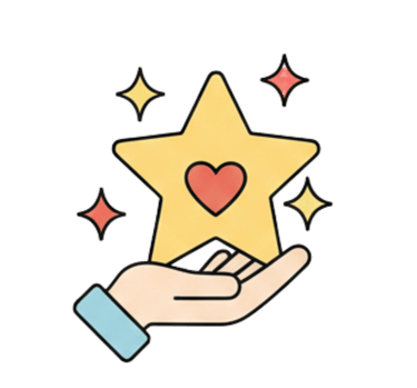 Stolz in kleinen Augen