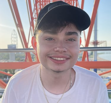 Brandon at a carnival