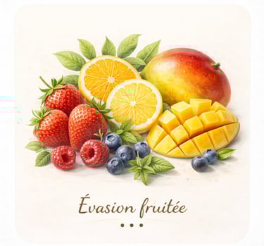 Fondants parfumés fruités