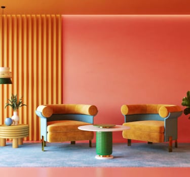 Pintura de interiores para habitación infantil con pintura ecológica en Bilbao