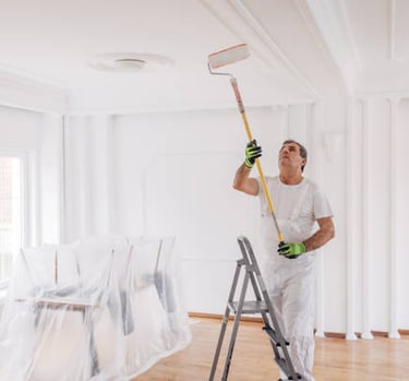 Aplicación de pintura ecológica sin olor en un centro educativo de Bizkaia