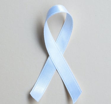 blue cancer ribbon