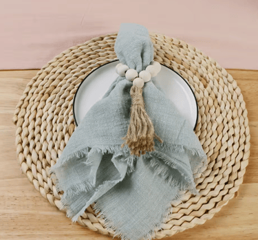 Serviette vert sauge