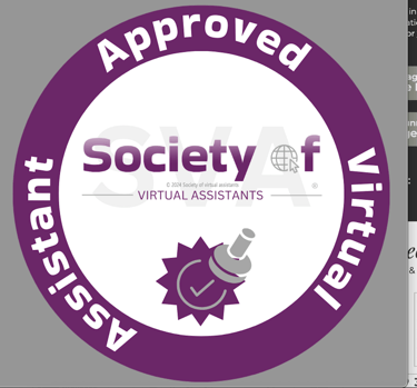 a logo for a virtual assistant