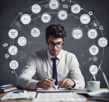 Technician conducting a toxicology test in a laboratory.