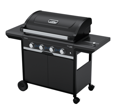 Barbecue Campingaz Select 4 EXS con tecnologia Dualgas e quattro bruciatori.