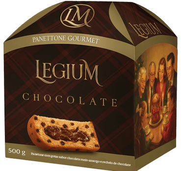 Panettone Trufado de chocolate 