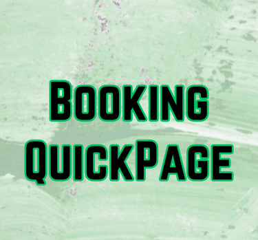Booking QuickPage Build