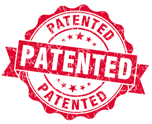 Red "Patented" seal for Bio Termite Control's advanced and exclusive termite elimination technology.