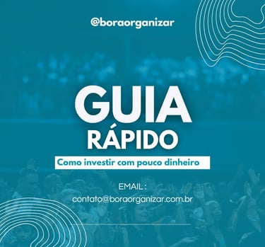 Capa Guia rápido como investir com pouco dinheiro 