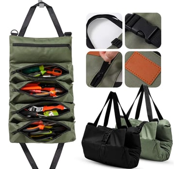 Bolsa Ferramenta Reforçada Profissional Estojo Eletricista