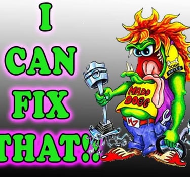 Fast T's 'Madd Dogg' Mechanic Cartoon