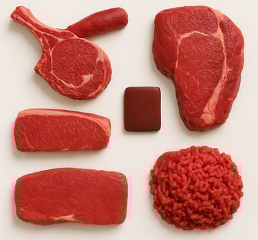 Halal beef cuts including steaks, minced beef and export-grade meat from Pakistan