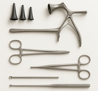 ENT surgical instruments for ear, nose and throat