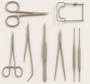 Ophthalmic instruments for eye surgery